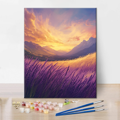 黄金のそよ風 - 数字で塗り絵