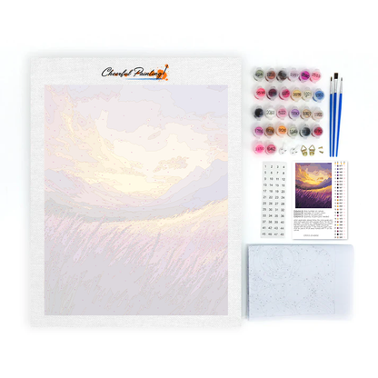 黄金のそよ風 - 数字で塗り絵