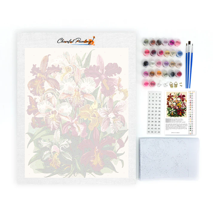 オーキデ・レガリ - 数字で塗り絵