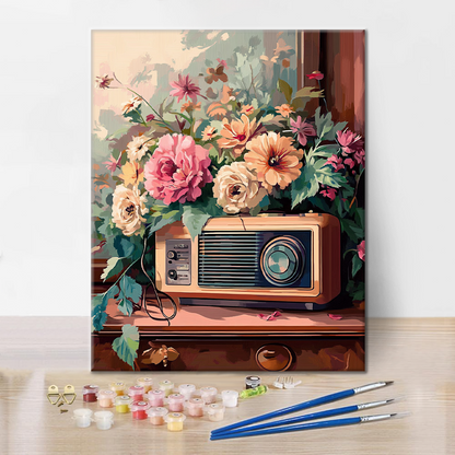 ヴィンテージメロディー - 数字で塗り絵