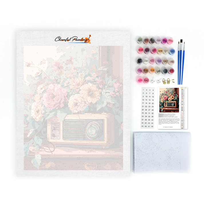 ヴィンテージメロディー - 数字で塗り絵