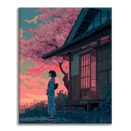 待つこと - 数字で塗り絵