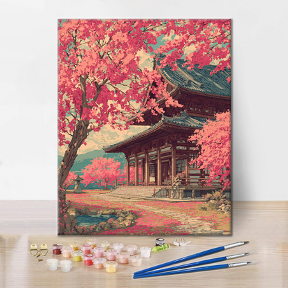 伊勢神宮 - 数字で塗り絵