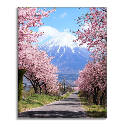 花びらの山 - 数字で塗り絵