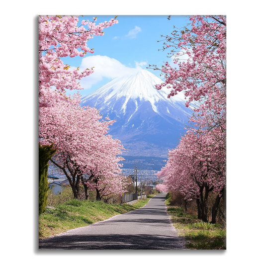 花びらの山 - 数字で塗り絵