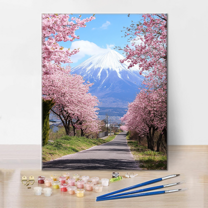 花びらの山 - 数字で塗り絵