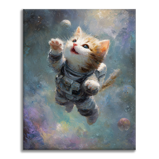 スペースキティ - 数字で塗り絵