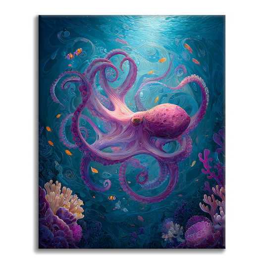 海の魔女 - 数字で塗り絵