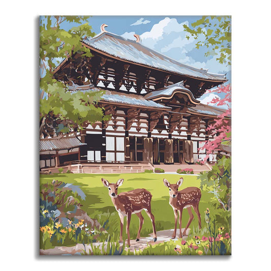 東大寺 - 数字で塗り絵