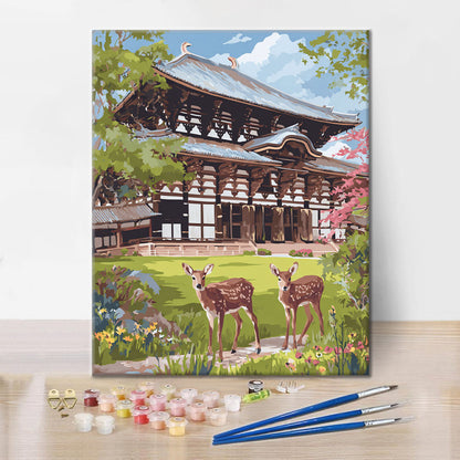 東大寺 - 数字で塗り絵