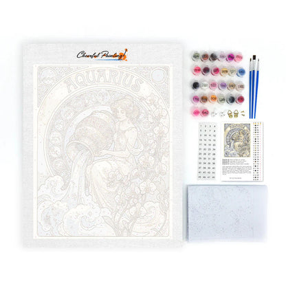 アクエリアス – 数字で塗り絵