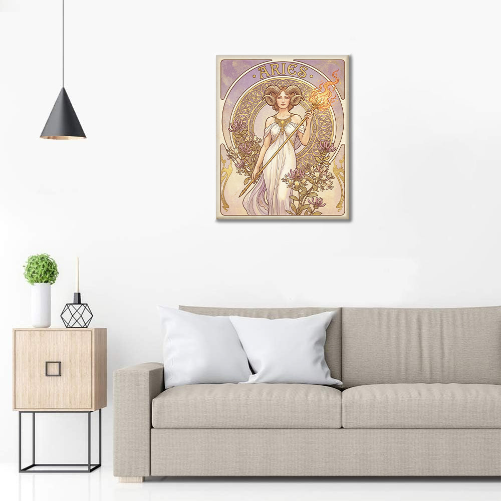 牡羊座 – 数字で塗り絵