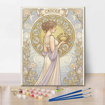 蟹座 – 数字で塗り絵