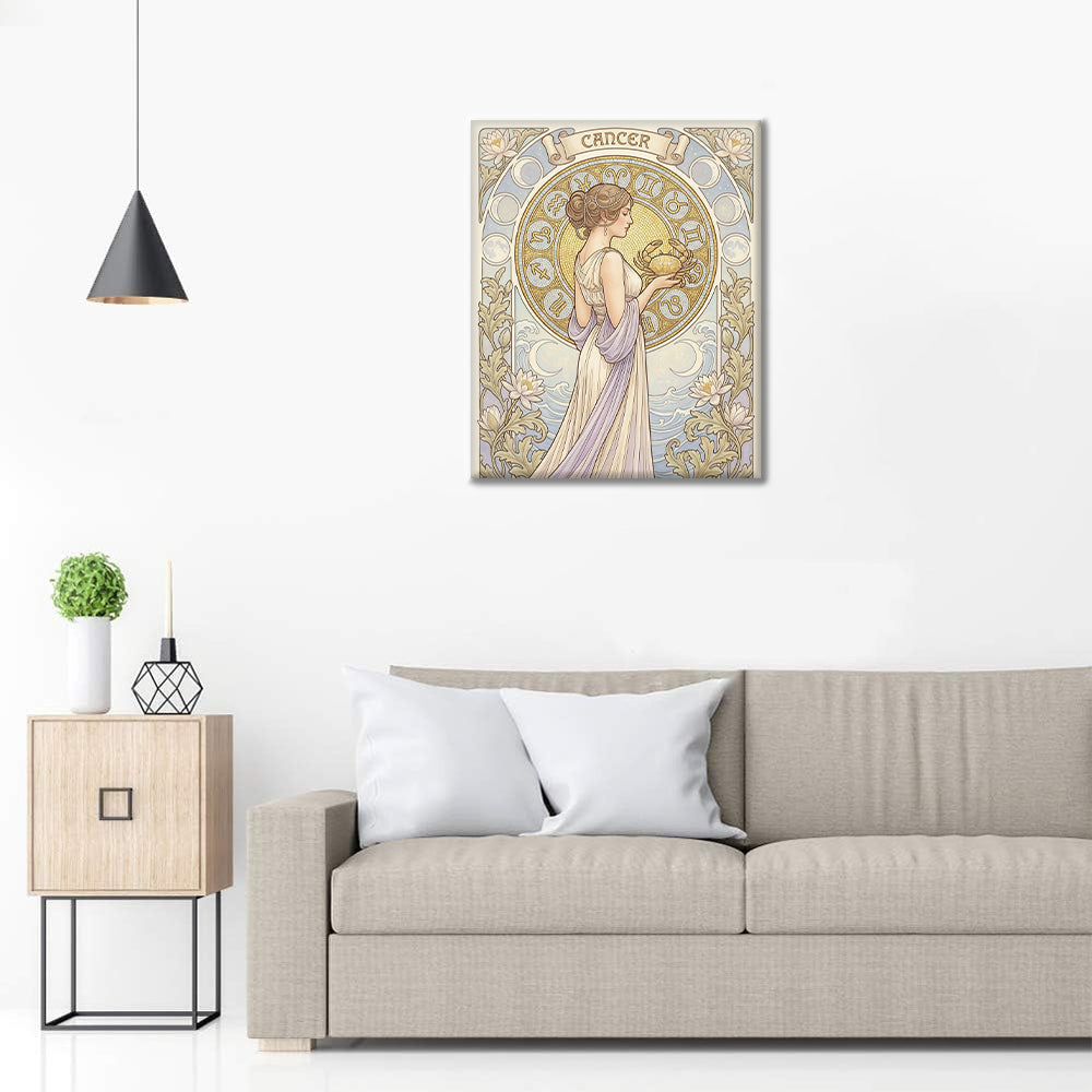 蟹座 – 数字で塗り絵