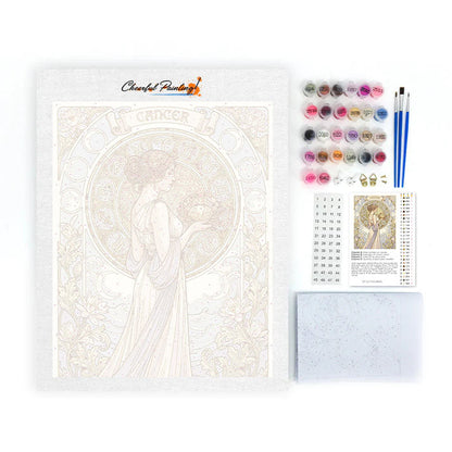 蟹座 – 数字で塗り絵