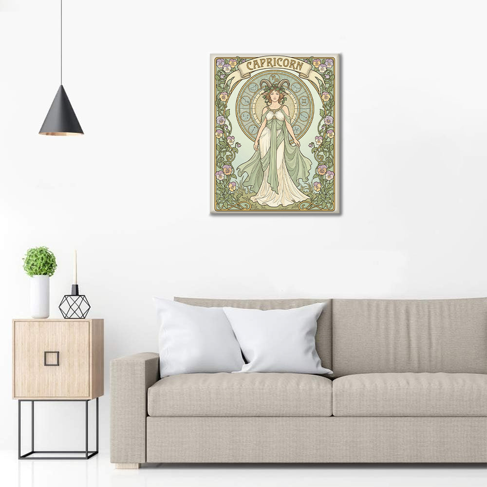 山羊座 – 数字で塗り絵