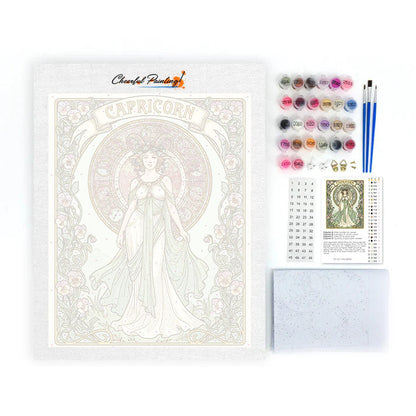 山羊座 – 数字で塗り絵