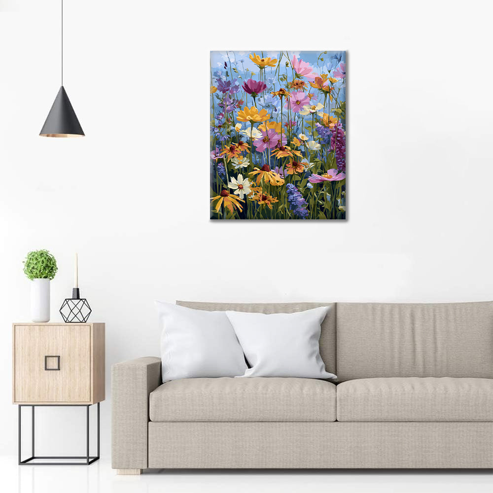 花と植物の構図｜数字油絵 – Cheerful painting®（JP）