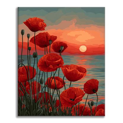 クリムゾン・ダスク – 数字で塗り絵