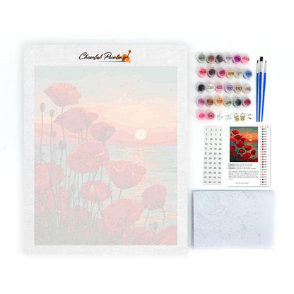 クリムゾン・ダスク – 数字で塗り絵