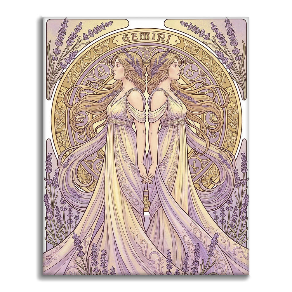 ジェミニ – 数字で塗り絵