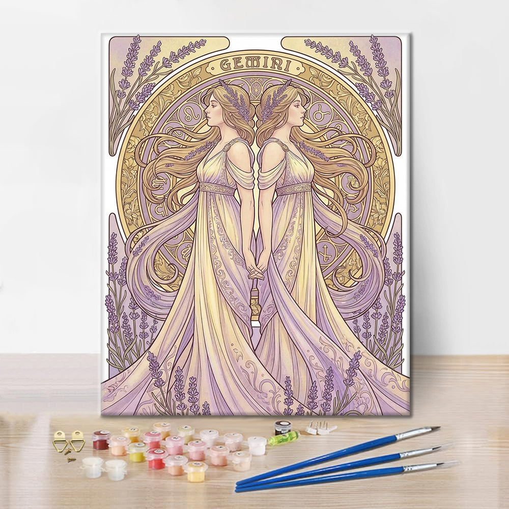 ジェミニ – 数字で塗り絵