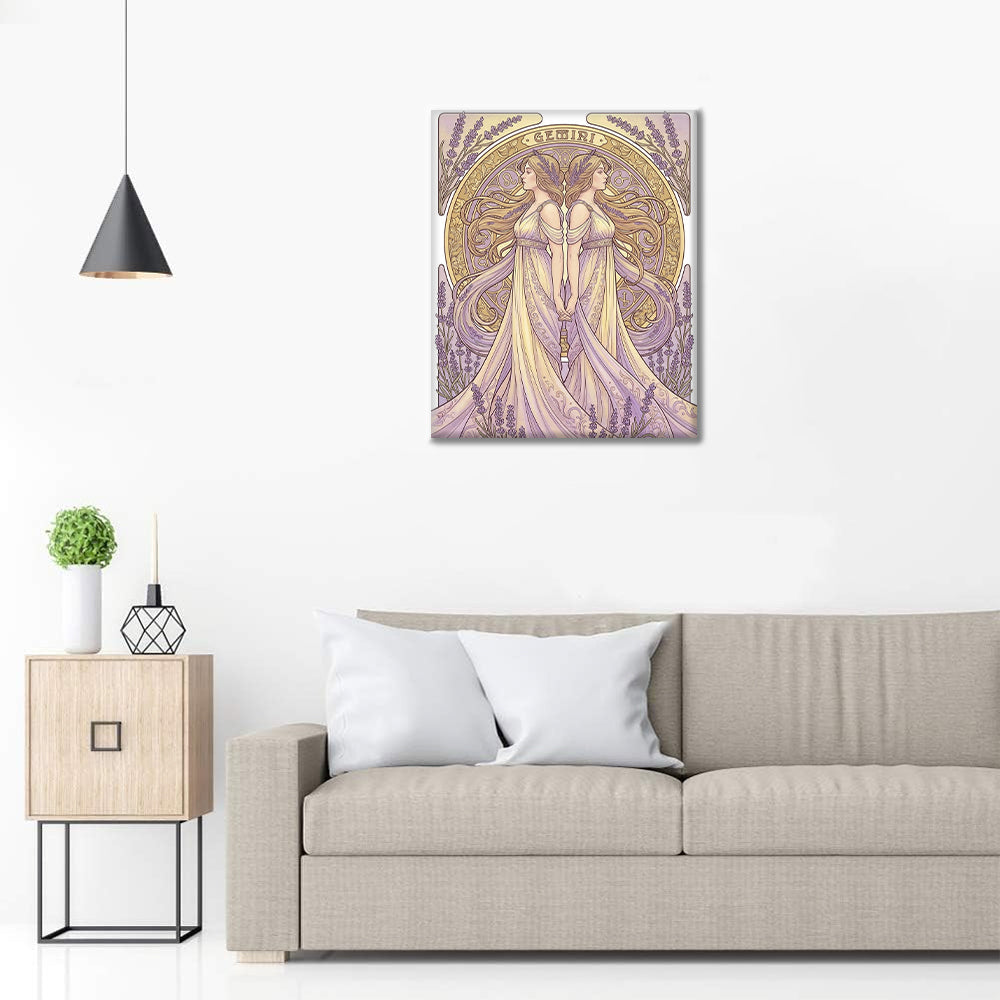 ジェミニ – 数字で塗り絵