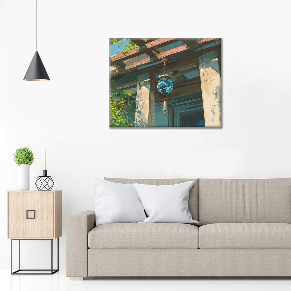 ガラスの風鈴 – 数字で塗り絵