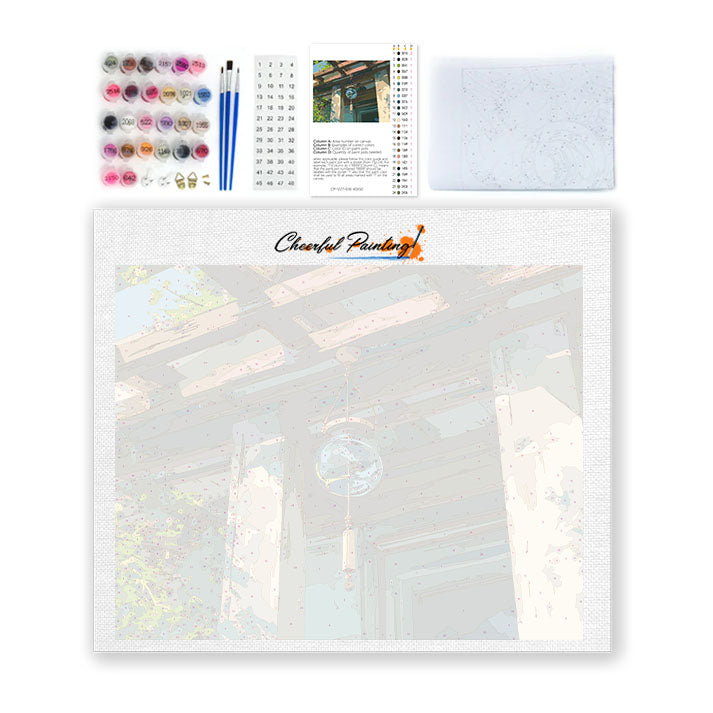 ガラスの風鈴 – 数字で塗り絵