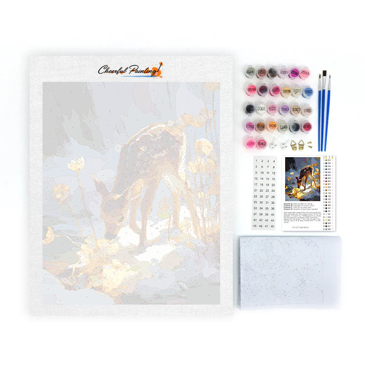 リトル・フォーンの輝き – 数字で塗り絵