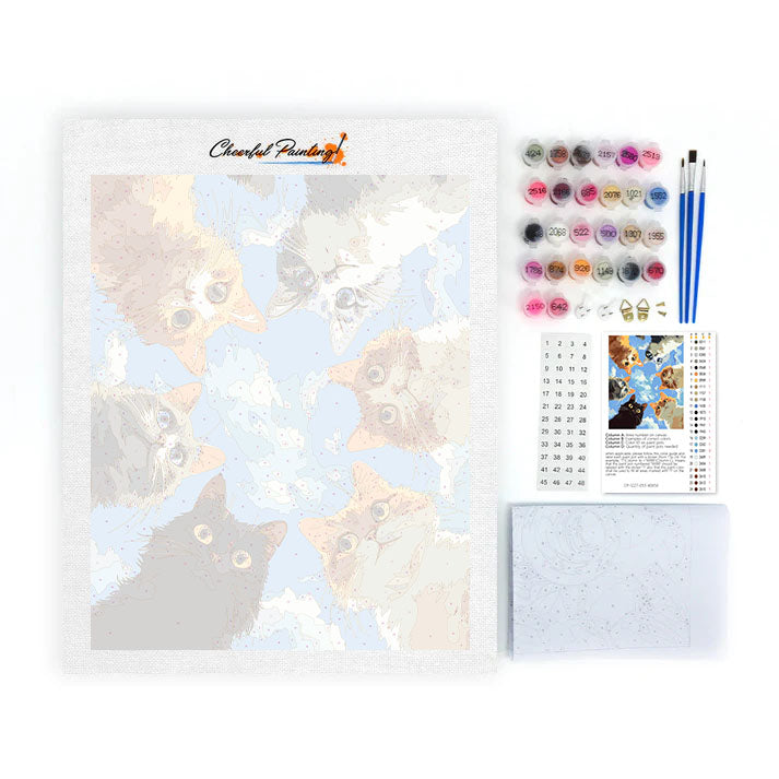 ピーカブー – 数字で塗り絵