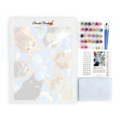 ピーカブー – 数字で塗り絵