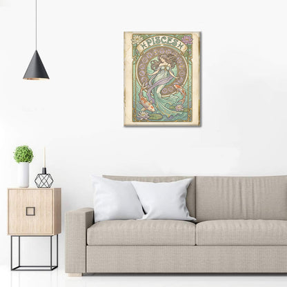 魚座 – 数字で塗り絵