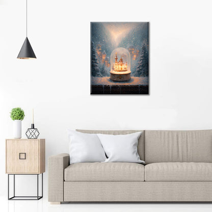 スノーグローブライト – 数字で塗り絵