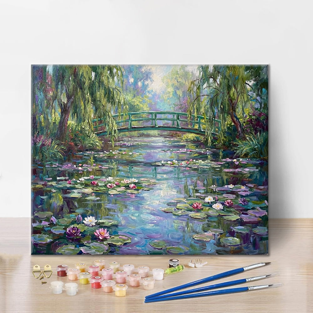 ジヴェルニーの睡蓮 – 数字で塗り絵 – Cheerful painting®（JP）