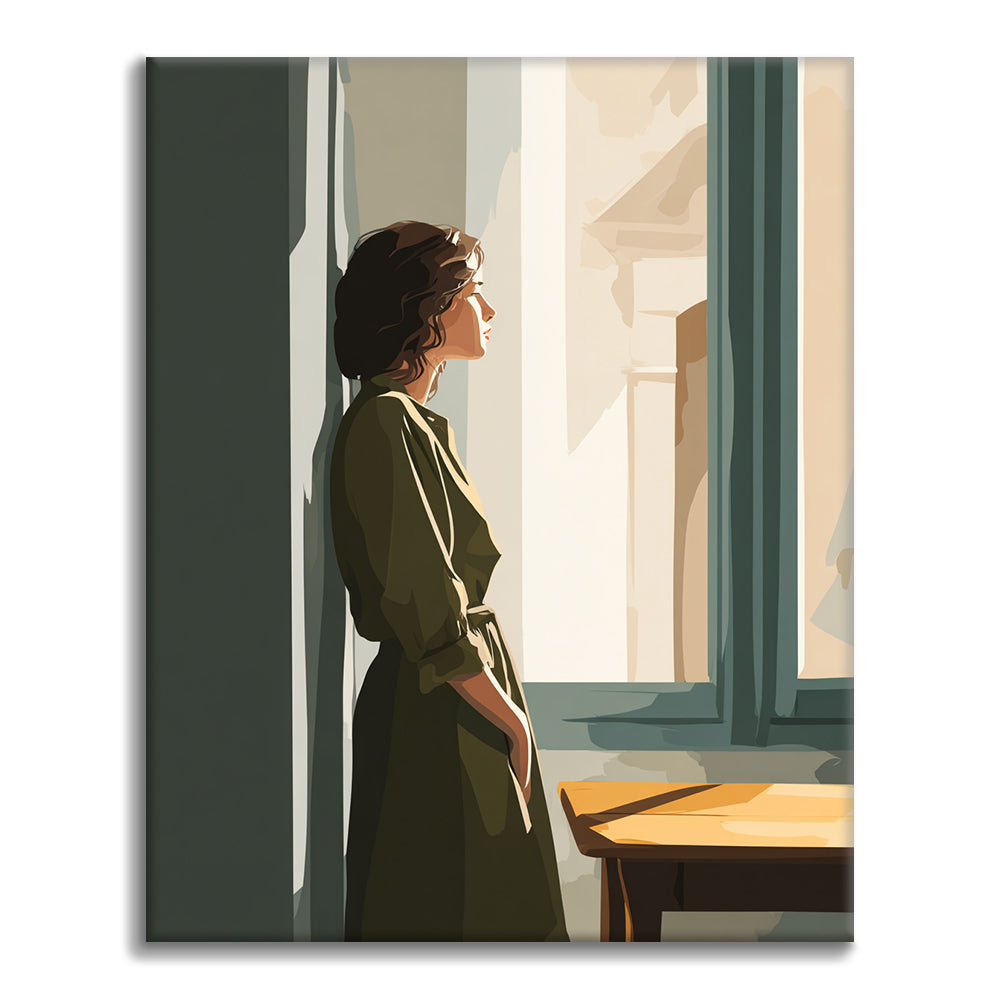 窓の図 – 数字で塗り絵