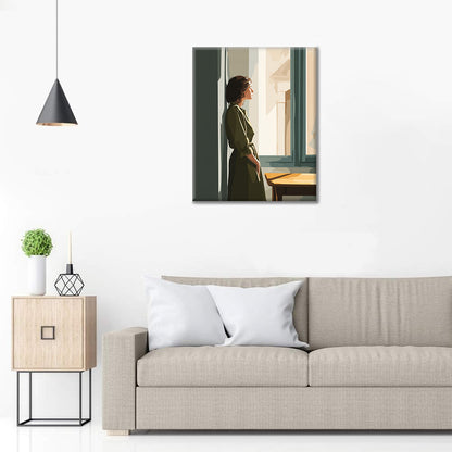 窓の図 – 数字で塗り絵