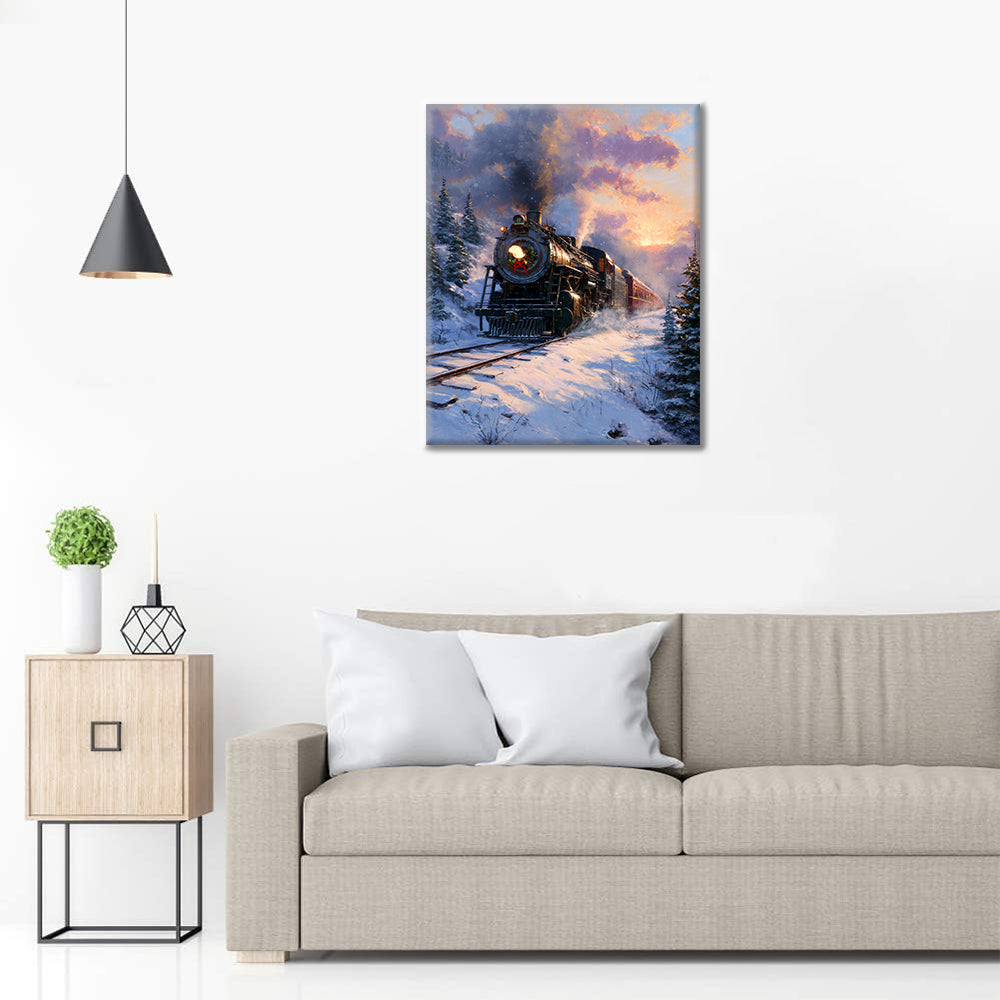 ウィンターエクスプレス – 数字で塗り絵