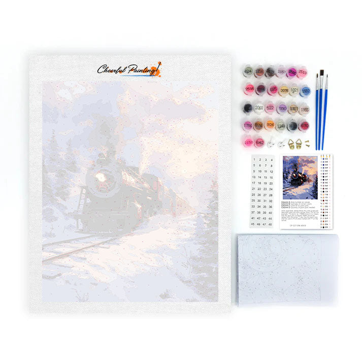 ウィンターエクスプレス – 数字で塗り絵