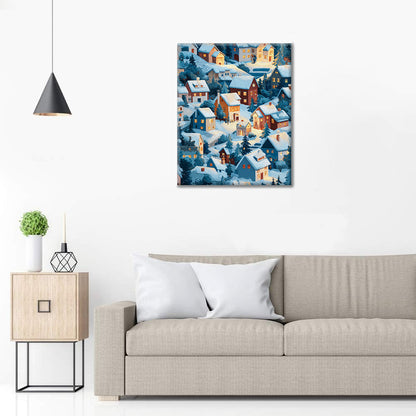 冬の輝き – 数字で塗り絵