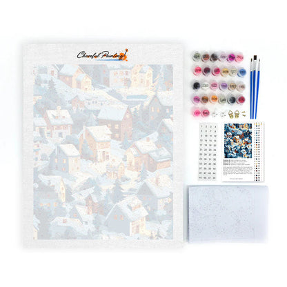 冬の輝き – 数字で塗り絵