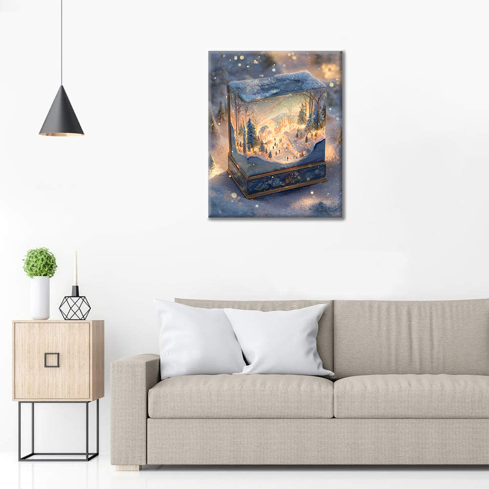 冬の思い出 – 数字で塗り絵