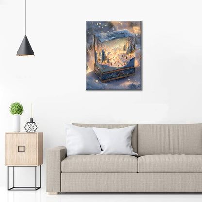 冬の思い出 – 数字で塗り絵