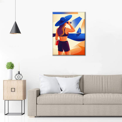 ビーチウォッチ - 数字で塗り絵