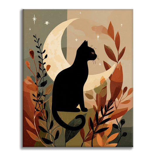 ブラックキャットシル - 数字で塗り絵