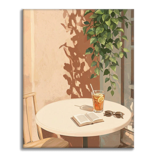 穏やかなコーナー - 数字で塗り絵