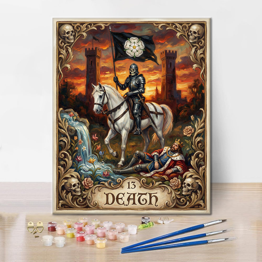 死 - 数字で塗り絵