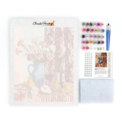 エレガントなテーブル - 数字で塗り絵