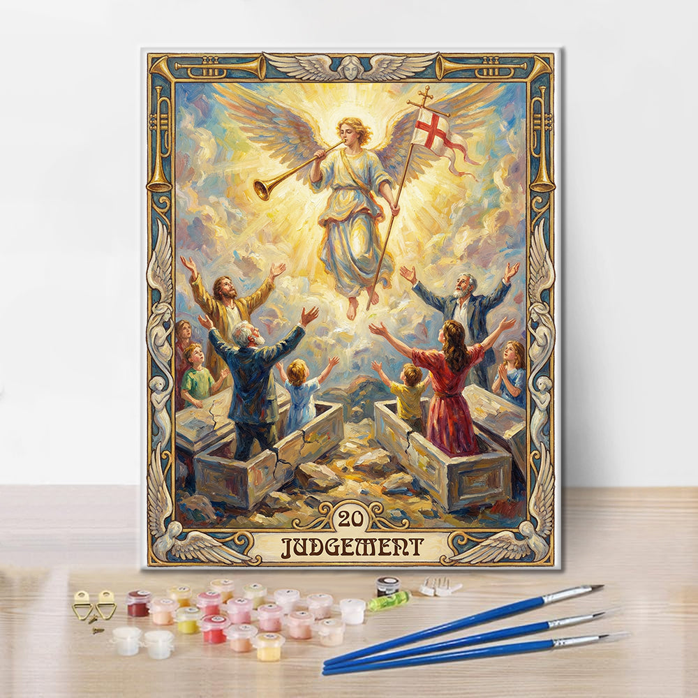 審判 - 数字で塗り絵