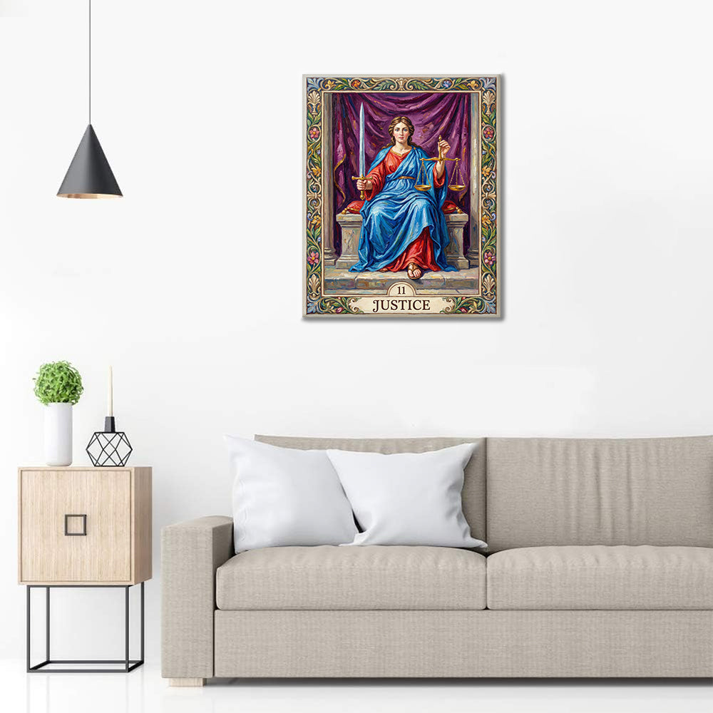 正義 - 数字で塗り絵